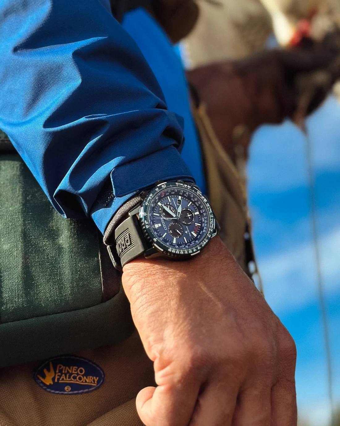 Promaster Air A-T Blue Dial Polyurethane Strap CB5006-02L | CITIZEN